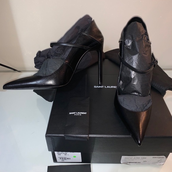 Saint Laurent Leather Majorelle Pumps - Picture 4 of 8